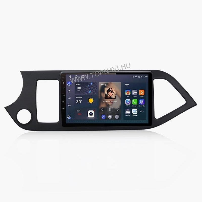 Kia Picanto 2011- 2017 9" Android multimédia autórádió érintőkijelzős fejegység — Márkaspecifikus multimédia