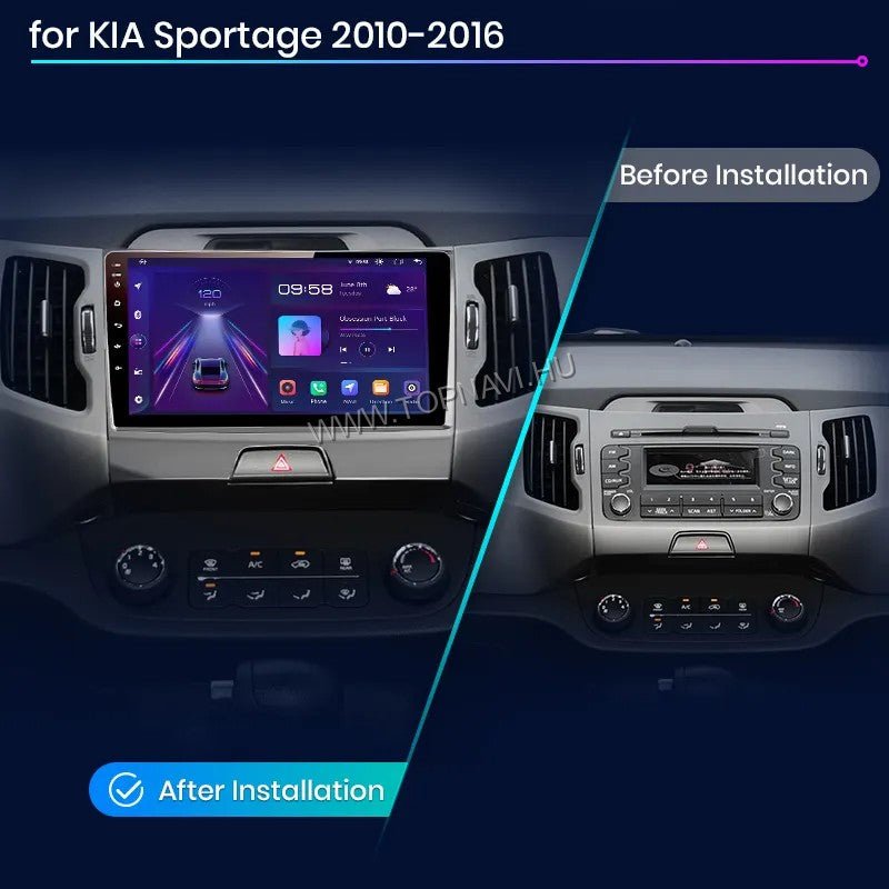 Kia Sportage 3 2010 - 2015 9" Android Multimédia fejegység – 2. kép