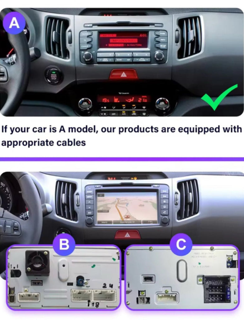 Kia Sportage 3 2010 - 2015 9" Android Multimédia fejegység autórádió, hifi, rádió és fejegység nagy kijelzővel, CarPlay, Android autó, Wifi és Bluetooth támogatással,