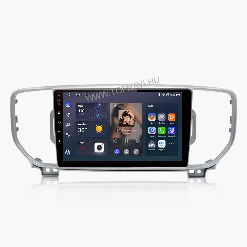 Kia Sportage 4 2018- 2021 9" Android Multimédia fejegység — Márkaspecifikus multimédia