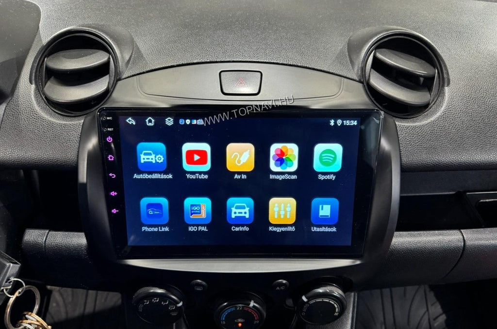 Mazda 2 2007 - 2014 9" Android Multimédia fejegység - TopNAVI