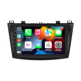 Mazda 3 II 2009 - 2013 9" Android Multimédia fejegység autórádió, hifi, rádió és fejegység nagy kijelzővel, CarPlay, Android autó, Wifi és Bluetooth támogatással,
