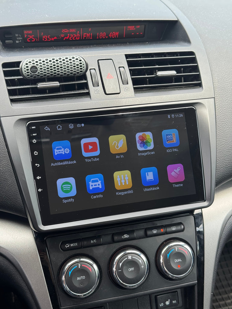 Mazda 6 GH 2007 - 2013 9" Android Multimédia fejegység - TopNAVI