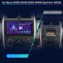 Mercedes-Benz A W169 / B W245 / Vito, Viano W639 / Sprinter W906 9" Android multimédia autórádió fejegység — kép 2