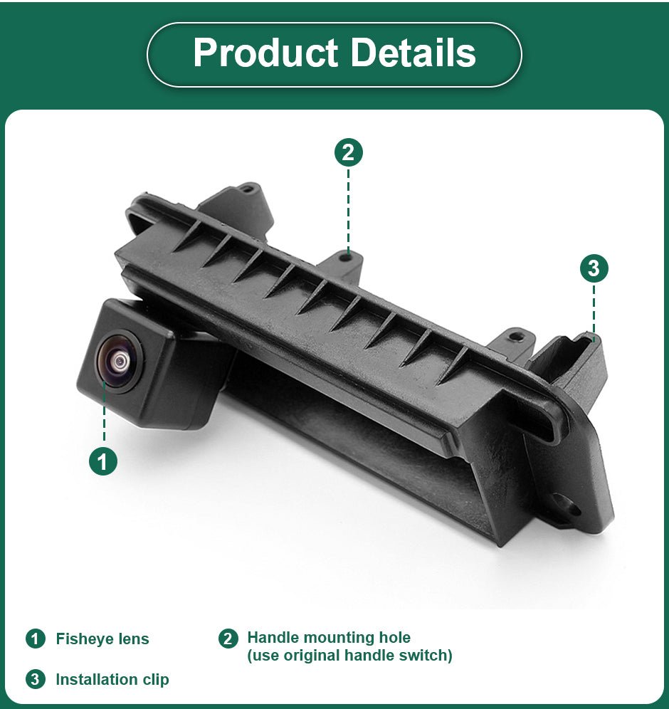 Mercedes Benz C Class C180 C200 C260 W204 W205 S204 W212 2011 - 2013 FullHD 1080P Tolatókamera - TopNAVI