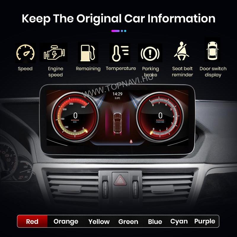 Mercedes Benz E Class W212 E200 E230 E260 E300 2009 - 2016 Android Multimédia fejegység - TopNAVI