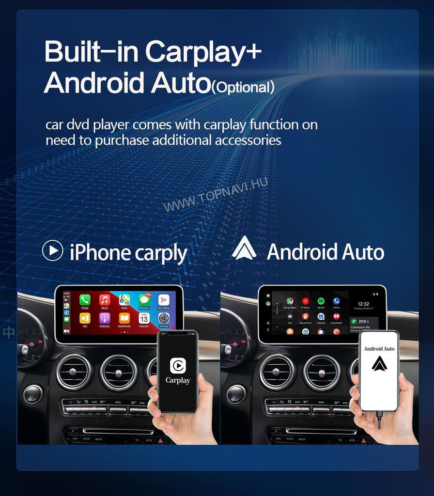 Mercedes Benz GLK Class X204 2008 - 2012 Android Multimédia fejegység - TopNAVI