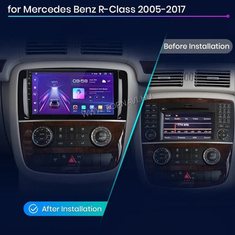 Mercedes Benz R - Osztály W251 2005 - 2013 9" Android Multimédia fejegység - TopNAVI