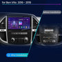 Mercedes-Benz V W447 / Vito W447 10.1" Android multimédia autórádió érintőkijelzős fejegység — kép 2