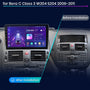Mercedes Benz W204 C osztály 2008-2014 Android multimédia autórádió érintőkijelzős fejegység — kép 2