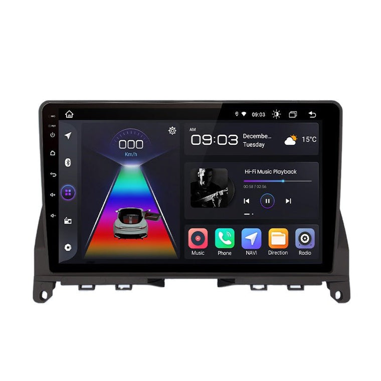Mercedes Benz W204 C osztály 2008–2014 Android multimédia autórádió érintőkijelzős fejegység