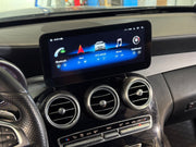Mercedes-Benz W205 C-osztály / X253 GLC / W446 V-osztály 10.25" Android Multimédia Fejegység — kép 5