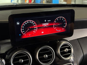 Mercedes-Benz W205 C-osztály / X253 GLC / W446 V-osztály 10.25" Android Multimédia Fejegység — kép 9
