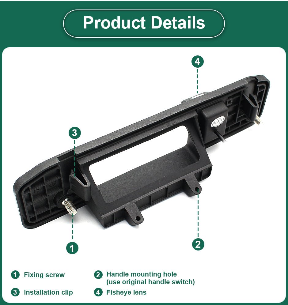 Mercedes Benz W205 Vito W447 W176 ML A180 A200 A260 GLA 250 GLC GLE W117 W166 FullHD 1080P Tolatókamera - TopNAVI