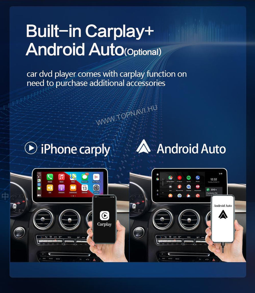 Mercedes W176 X117 X156 W463 2013 - 2018 WIFI Navi Android Multimédia fejegység - TopNAVI