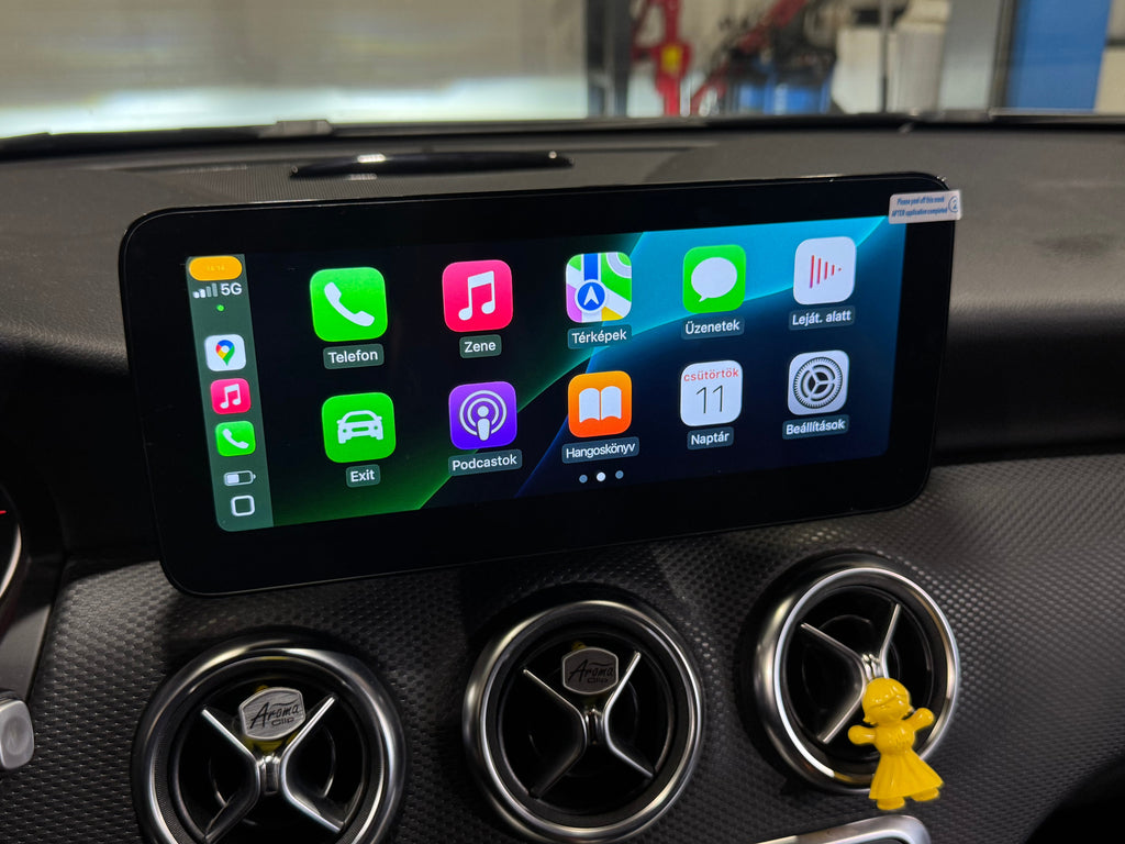 Mercedes W176 X117 X156 W463 2013 - 2018 WIFI Navi Android Multimédia fejegység autórádió, hifi, rádió és fejegység nagy kijelzővel, CarPlay, Android autó, Wifi és Bluetooth támogatással,
