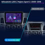 Mitsubishi L200, Pajero Sport 2 2008- 2016 9" Android multimédia autórádió érintőkijelzős fejegység — kép 2