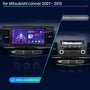 Mitsubishi Lancer 2007- 2014 10.1" Android multimédia autórádió érintőkijelzős fejegység — kép 2