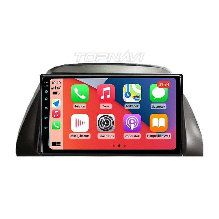 Mitsubishi Lancer 9 2003–2008 9" Android multimédia fejegység beépítőkerettel, Apple CarPlay képernyővel - TOPNAVI