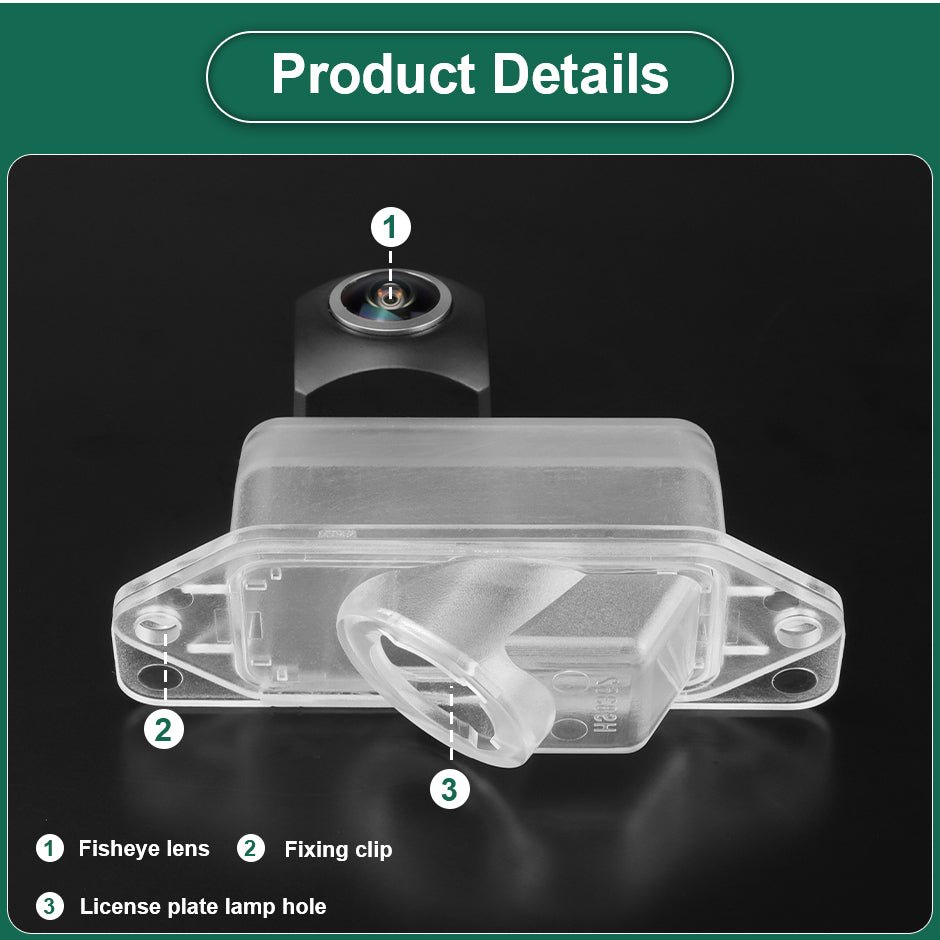 Mitsubishi Lancer - ex FullHD 1080P Tolatókamera - TopNAVI