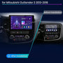 Mitsubishi Outlander 3 2012- 2018 10.1" Android multimédia autórádió érintőkijelzős fejegység — kép 2