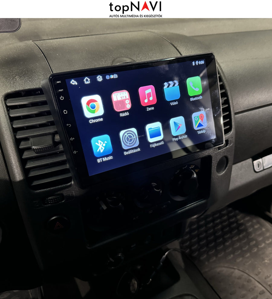 Nissan Navara 2006 - 2012 9" Android Multimédia fejegység - TopNAVI