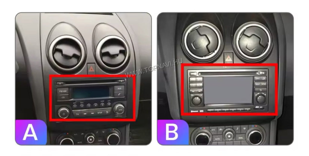 Nissan Qashqai J10 2005 - 2013 9" Android Multimédia fejegység - TopNAVI