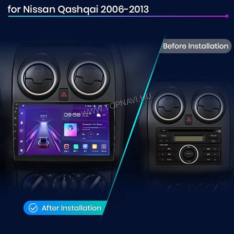 Nissan Qashqai J10 2005 - 2013 9" Android Multimédia fejegység - TopNAVI