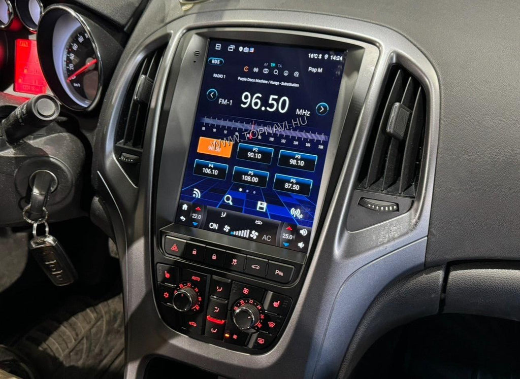 Opel Astra J "Tesla Style" 2009 - 2015 9.7" Android Multimédia fejegység - TopNAVI