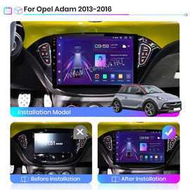 Opel Corsa E / Adam 2013 - 2019 9" Android Multimédia fejegység - TopNAVI
