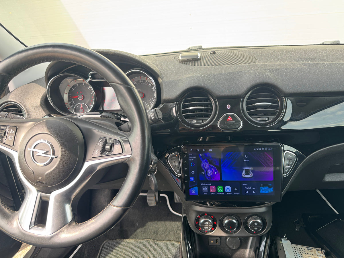 Opel Corsa E / Adam 2013 - 2019 9" Android Multimédia fejegység autórádió, hifi, rádió és fejegység nagy kijelzővel, CarPlay, Android autó, Wifi és Bluetooth támogatással,