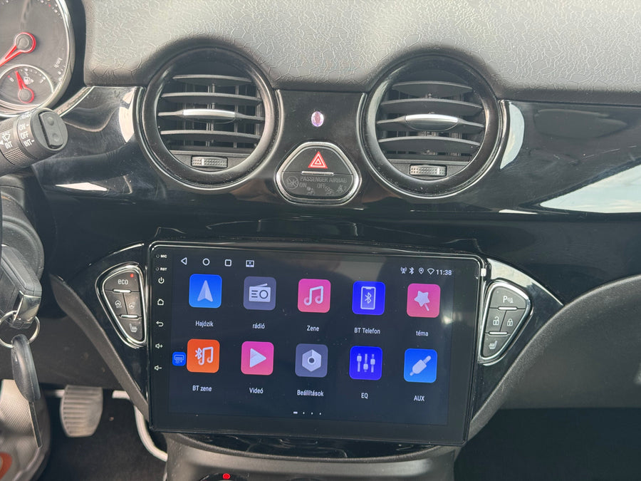 Opel Corsa E / Adam 2013 - 2019 9" Android Multimédia fejegység autórádió, hifi, rádió és fejegység nagy kijelzővel, CarPlay, Android autó, Wifi és Bluetooth támogatással,