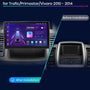 Opel Vivaro X83 2010-2014 10" Android multimédia autórádió érintőkijelzős fejegység — kép 2