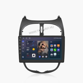 Peugeot 206 1998 - 2010 9" Android Multimédia fejegység - TopNAVI