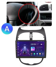 Kép betöltése a Galérianézegetőbe, Peugeot 206 1998 - 2010 9&quot; Android Multimédia fejegység - TopNAVI