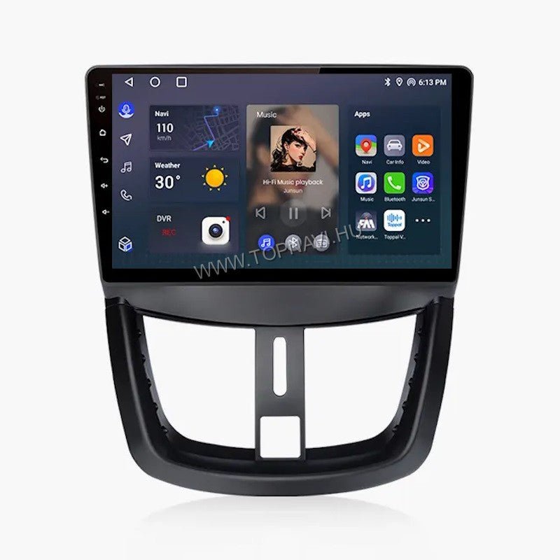 Peugeot 207 2006- 2015 9" Android Multimédia fejegység — Márkaspecifikus multimédia