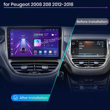 Kép betöltése a Galérianézegetőbe, Peugeot 208 / 2008 2012 - 2019 10.1&quot; Android Multimédia fejegység - TopNAVI