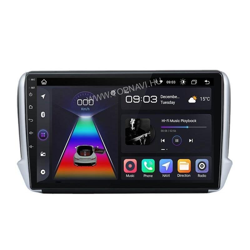 Peugeot 208 / 2008 2012- 2019 10.1" Android Multimédia fejegység — Márkaspecifikus multimédia