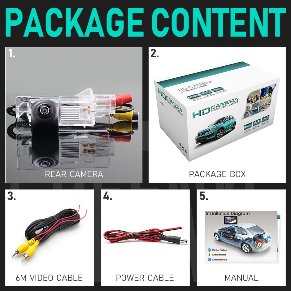 Renault Clio 3 III 4 IV Lutecia 2012 - 2018 FullHD 1080P Tolatókamera - TopNAVI