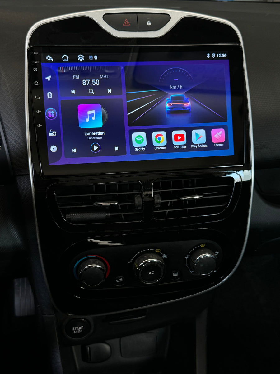 Renault Clio 4 2012 - 2016 10.1" Android Multimédia fejegység - TopNAVI