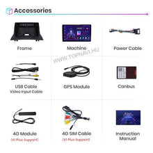 Kép betöltése a Galérianézegetőbe, Renault Megane 2 2002 - 2008 9&quot; Android Multimédia fejegység - TopNAVI