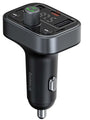 Baseus S-09 Pro FM transzmitter és autós töltő – Bluetooth, kijelzővel — kép 4