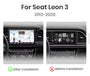 Seat Leon Mk3 2012- 2020 9" Android multimédia autórádió érintőkijelzős fejegység — kép 2