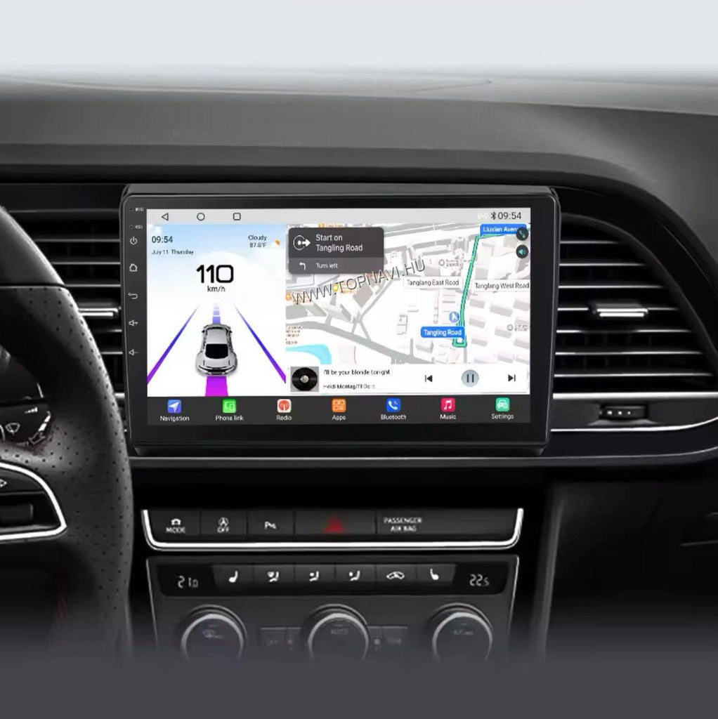 Seat Leon Mk3 2012 - 2020 9" Android Multimédia fejegység - TopNAVI