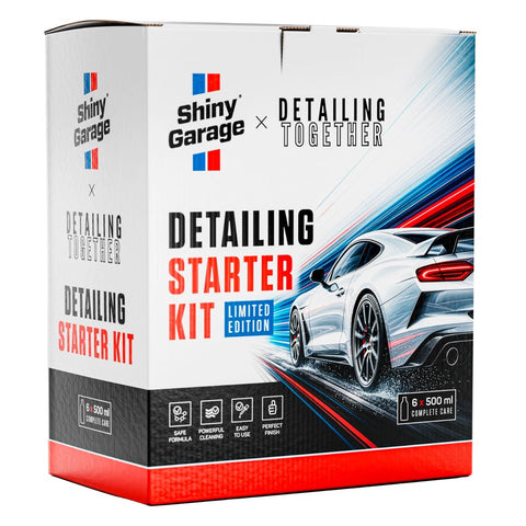 Shiny Garage Detailing Starter Kit autókozmetikai szett 6 × 500 ml – limitált kiadás – másik nézet
