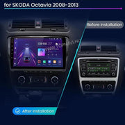 Skoda Octavia 2, A5 2004- 2013 10.1" Android Multimédia fejegység — kép 2