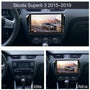 Skoda Superb 3 2015- 2019 10.1" Android multimédia autórádió érintőkijelzős fejegység — kép 2