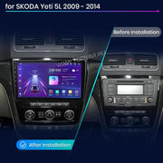 Skoda Yeti 5L 2009- 2017 10.1" Android Multimédia fejegység — kép 2