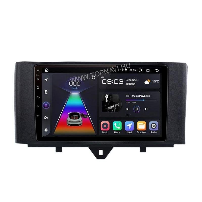 Smart Fortwo W451 FL 2010-2015 9" Android Multimédia fejegység — Márkaspecifikus multimédia