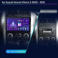 Kép betöltése a Galérianézegetőbe, Suzuki Grand Vitara 2 2005 - 2015 9&quot; Android Multimédia fejegység - TopNAVI